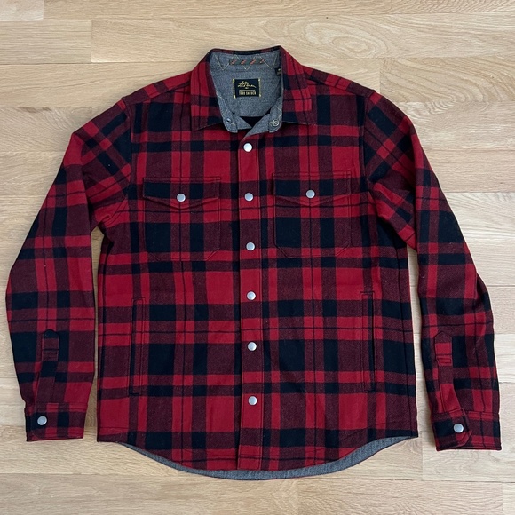 Todd Snyder Other - L.L. Bean x Todd Snyder Wool Blend Red & Black Plaid Shirt/Jacket/Shacket